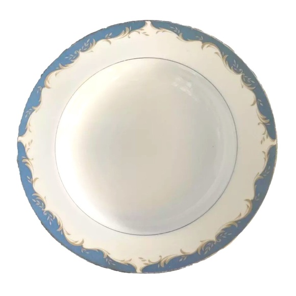 Style House DYNASTY BLUE Fine China SET Of 2 Rim Soup Bowls Japan (circa 1969) - Picture 2 of 4